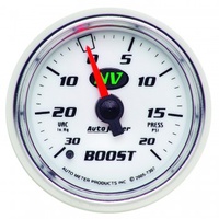 AUTOMETER GAUGE 2-1/16" BOOST/VACUUM,30 IN HG/20 PSI,MECHANICAL,NV # 7307