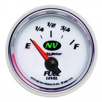 AUTOMETER GAUGE 2-1/16" FUEL LEVEL,240-33 ?,AIR-CORE,SSE,NV # 7316