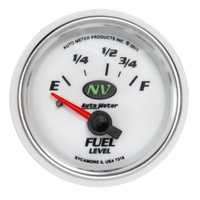 AUTOMETER GAUGE 2-1/16" FUEL LEVEL,16-158 ?,AIR-CORE,NV # 7318