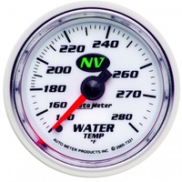AUTOMETER GAUGE 2-1/16" WATER TEMPERATURE,140-280F,6 FT.,MECHANICAL,NV # 7331