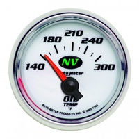 AUTOMETER GAUGE 2-1/16" OIL TEMPERATURE,140-300F,AIR-CORE,NV # 7348
