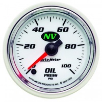 AUTOMETER GAUGE 2-1/16" OIL PRESSURE,0-100 PSI,STEPPER MOTOR,NV # 7353