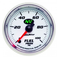 AUTOMETER GAUGE 2-1/16" FUEL PRESSURE,0-100 PSI,STEPPER MOTOR,NV # 7363