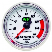AUTOMETER GAUGE 2-1/16" NITROUS PRESSURE,0-1600 PSI,STEPPER MOTOR,NV # 7374