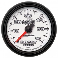 AUTOMETER GAUGE 2-1/16" BOOST,0-60 PSI,MECHANICAL,PHANTOM II # 7505