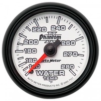 AUTOMETER GAUGE 2-1/16" WATER TEMPERATURE,140-280F,6 FT.,MECHANICAL,PHANTOM II # 7531