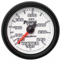 AUTOMETER GAUGE 2-1/16" WATER TEMPERATURE,120-240F,6 FT.,MECHANICAL,PHANTOM II # 7532