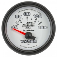 AUTOMETER GAUGE 2-1/16" WATER TEMP,40-120 C,AIR-CORE,PHANTOM II # 7537-M