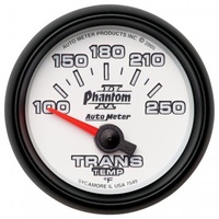 AUTOMETER GAUGE 2-1/16" TRANSMISSION TEMPERATURE,100-250F,AIR-CORE,PHANTOM II # 7549