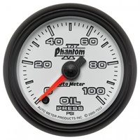 AUTOMETER GAUGE 2-1/16" OIL PRESSURE,0-100 PSI,STEPPER MOTOR,PHANTOM II # 7553