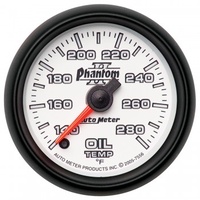 AUTOMETER GAUGE 2-1/16" OIL TEMPERATURE,140-280F,STEPPER MOTOR,PHANTOM II # 7556