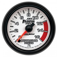 AUTOMETER GAUGE 2-1/16" NITROUS PRESSURE,0-1600 PSI,STEPPER MOTOR,PHANTOM II # 7574