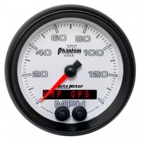 AUTOMETER GAUGE 3-3/8" GPS SPEEDOMETER,0-140 MPH,PHANTOM II # 7580