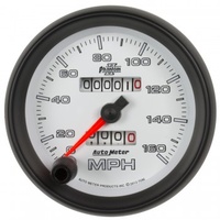 AUTOMETER GAUGE 3-3/8" SPEEDOMETER,0-160 MPH,MECHANICAL,PHANTOM II # 7596