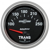 AUTOMETER GAUGE 2-5/8" TRANSMISSION TEMPERATURE,100-250F,AIR-CORE,SPORT-COMP II # 7657