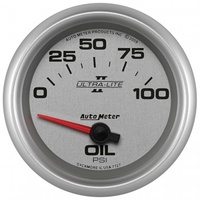 AUTOMETER GAUGE 2-5/8" OIL PRESSURE,0-100 PSI,AIR-CORE,ULTRA-LITE II # 7727