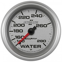 AUTOMETER GAUGE 2-5/8" WATER TEMPERATURE,140-280F,6 FT.,MECHANICAL,ULTRA-LITE II # 7731