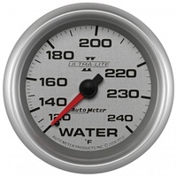 AUTOMETER GAUGE 2-5/8" WATER TEMPERATURE,120-240F,6 FT.,MECHANICAL,ULTRA-LITE II # 7732