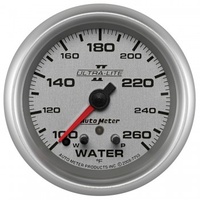 AUTOMETER GAUGE 2-5/8" WATER TEMPERATURE,W/ PEAK & WARN,100-260F,STEPPER MOTOR,ULTRA-LITE II # 7755