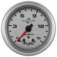 AUTOMETER GAUGE 2-5/8" FUEL PRESSURE,W/ PEAK & WARN,0-15 PSI,STEPPER MOTOR,ULTRA-LITE II # 7761