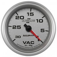 AUTOMETER GAUGE 2-5/8" VACUUM,0-30 IN HG,ULTRA-LITE II # 7784