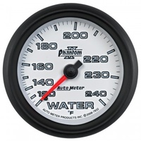 AUTOMETER GAUGE 2-5/8" WATER TEMPERATURE,120-240F,6 FT.,MECHANICAL,PHANTOM II # 7832