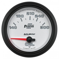 AUTOMETER GAUGE 2-5/8" OIL TEMPERATURE,140-300F,AIR-CORE,PHANTOM II # 7848