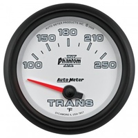 AUTOMETER GAUGE 2-5/8" TRANSMISSION TEMPERATURE,100-250F,AIR-CORE,PHANTOM II # 7857