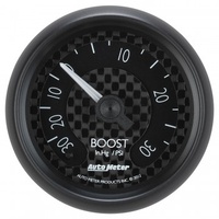 AUTOMETER GAUGE 2-1/16" BOOST/VACUUM,30 IN HG/30 PSI,MECHANICAL,GT # 8003