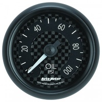 AUTOMETER GAUGE 2-1/16" OIL PRESSURE,0-100 PSI,MECHANICAL,GT # 8021