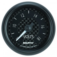 AUTOMETER GAUGE 2-1/16" VOLTMETER,8-18V,DIGITAL STEPPER MOTOR,GT # 8091
