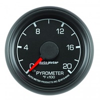 AUTOMETER GAUGE 2-1/16" PYROMETER,0-2000F,STEPPER MOTOR,FORD FACTORY MATCH # 8445