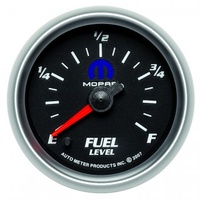 GAUGE 2-1/16" FUEL LEVEL,PROGRAMMABLE 0-280 ?,STEPPER MOTOR,BLACK # 880013