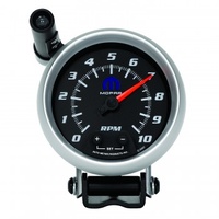 AUTOMETER GAUGE 3-3/4" PEDESTAL TACHOMETER,0-10,000 RPM,BLACK,MOPAR # 880023
