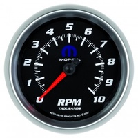 AUTOMETER GAUGE 3-3/8" IN-DASH TACHOMETER,0-10,000 RPM,BLACK,MOPAR # 880024