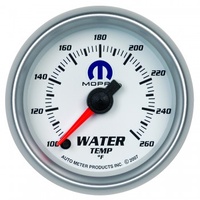 AUTOMETER GAUGE 2-1/16" WATER TEMPERATURE,100-260F,STEPPER MOTOR,WHITE,MOPAR # 880032