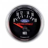 AUTOMETER GAUGE 2-1/16" VOLTMETER,8-18V,AIR-CORE,FORD RACING # 880081
