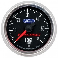 AUTOMETER GAUGE 2-1/16" BOOST,0-60 PSI,MECHANICAL,FORD RACING # 880106