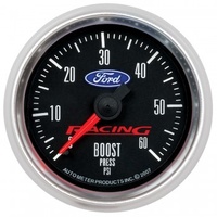 AUTOMETER GAUGE 2-1/16" BOOST,0-60 PSI,MECHANICAL,FORD RACING # 880106