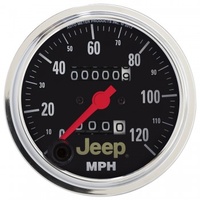 AUTOMETER GAUGE 3-3/8" SPEEDOMETER,0-120 MPH,MECHANICAL,JEEP # 880245