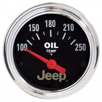 AUTOMETER GAUGE 2-1/16" OIL TEMPERATURE,100-250F,AIR-CORE,JEEP # 880429