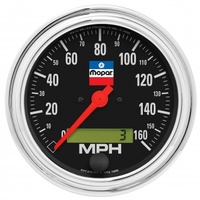 AUTOMETER GAUGE 3-3/8" SPEEDO,160 MPH,IN-DASH,LCD,ELEC,MOPAR CLASSIC # 880790