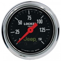 AUTOMETER GAUGE 2-1/16" AIR LOCKER PRESSURE,0-150 PSI,JEEP # 880792