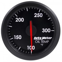 AUTOMETER GAUGE 2-1/16" OIL TEMP,100-300F,AIR-CORE,AIRDRIVE,BLACK # 9140-T