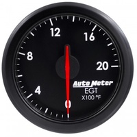 AUTOMETER GAUGE 2-1/16" E.G.T,0-2000F,AIR-CORE,AIRDRIVE,BLACK # 9145-T