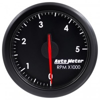 AUTOMETER GAUGE 2-1/16" TACH,0-5,000 RPM,AIR-CORE,AIRDRIVE,BLACK # 9198-T