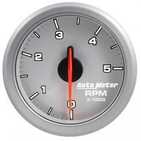 AUTOMETER GAUGE 2-1/16" TACH,0-5,000 RPM,AIR-CORE,AIRDRIVE,SILVER # 9198-UL