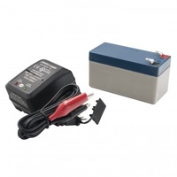 AUTOMETER GAUGE BATTERY PACK AND CHARGER KIT,12V,1.4AH # 9217