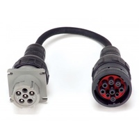 6-Pin to 9-Pin Adapter for Connecting the AC-26 to HD Vehicles That Have 9 Pins