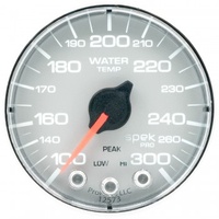 AUTOMETER GAUGE 2-1/16" WATER TEMPERATURE,100-300F,STEPPER MOTOR,SPEK-PRO,SILVER DIAL,CHROME BEZEL,FLAT ANTIGLARE LENS # P346218